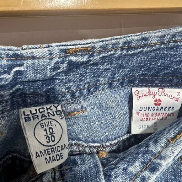 Lucky Brand Jeans Women Size 10/30 Vintage Rancher Flare Blue Denim - Picture 6 of 8